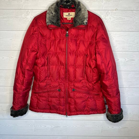 Woolrich women’s ruby 2010’s down filled puffer coat Size medium - Picture 1 of 14